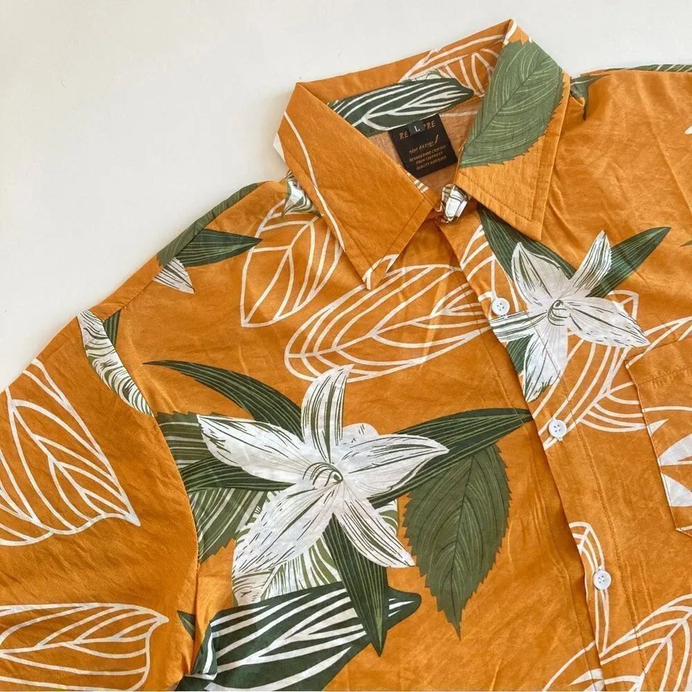 Tropical Flower SS Camp Shirt*
